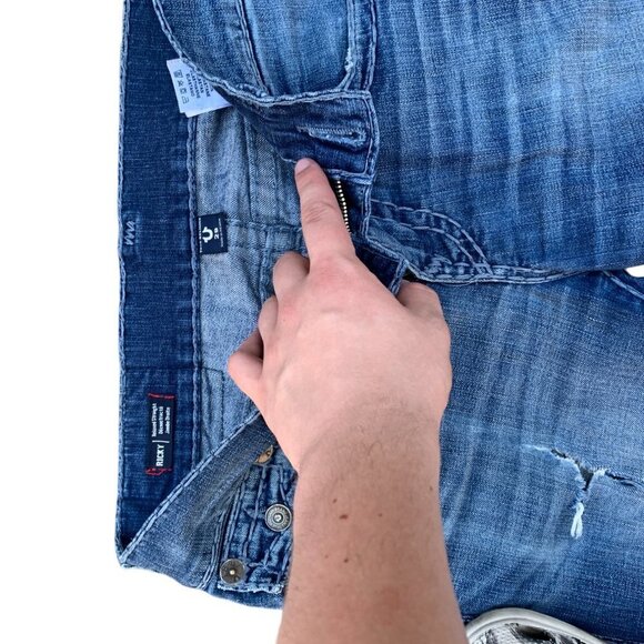 True Religion Jeans Size 29 RICKY SUPER T Blue - Picture 9 of 9